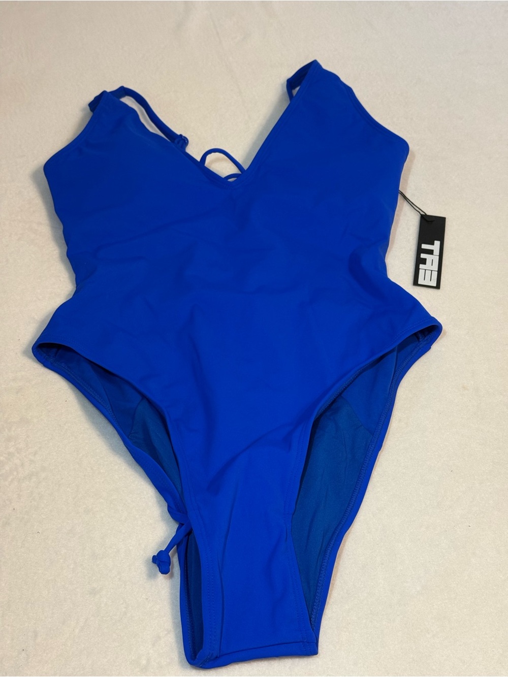 Ta3 High Cut Plungey. Size Large/Short. Sapphire Blue.